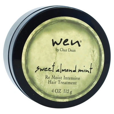 Chaz Dean Wen Sweet Almond Mint Re Moist Intensive Hair Treatment By  For Unisex - 4 oz Treatment In N,a