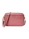 Michael Michael Kors Large Jet Set Charm Leather Camera Bag In Tea Rose