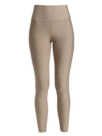 Alo Yoga High-waist Leggings In Gravel