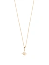 MIZUKI 14KT YELLOW GOLD DIAMOND SMALL STAR PENDANT