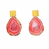 Magpie Rose Rocks In The Sky Orange Earrings In Orange