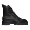 Alaïa Grommet Studded Lace-up Combat Boots In 999 Black