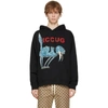 GUCCI BLACK FREYA HARTAS EDITION 'ICCUG' HOODIE