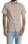 Abound Food Print Short Sleeve Shirt In White Fries Prt
