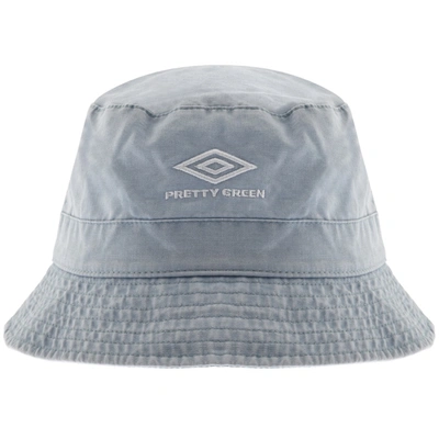 Pretty Green X Umbro Bucket Hat Blue In Blue