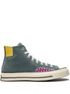 Converse Chuck 70 High Faded Sneakers In Green