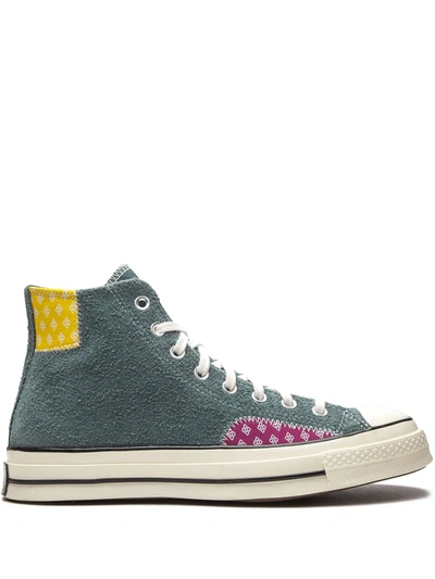 Converse Chuck 70 High Faded Sneakers In Green