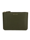 Comme Des Garçons Brick Line Purse In Khaki