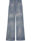 GUCCI HIGH-WAISTED FLARED JEANS