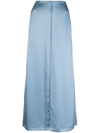 Pucci Panelled High-waisted Skirt In Blue