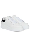 Prada Contrast-heel Low-top Sneakers In White