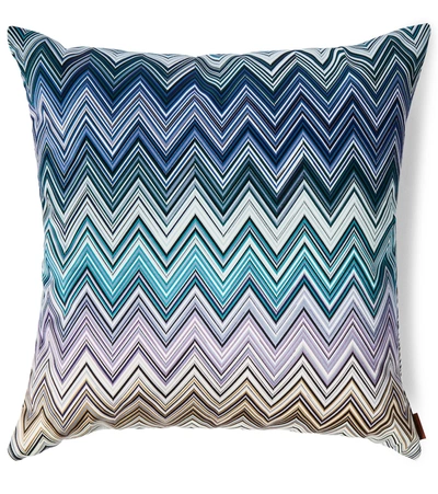 Missoni Jarris Cushion In Blue