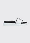Alexander Mcqueen Logo Slides In White