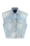 3x1 Susan Sleeveless Denim Jacket In Denim