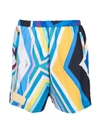 Formy Studio Stripe-print High-waisted Shorts