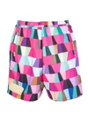 Formy Studio Geometric-print Track Shorts