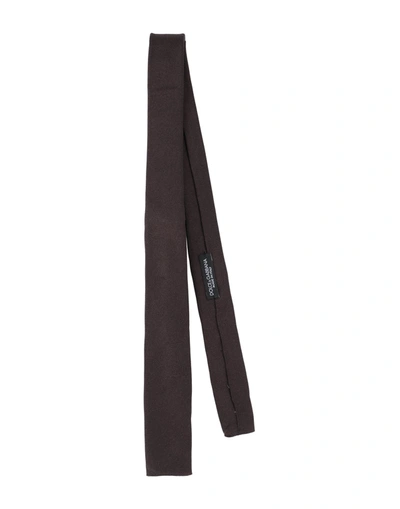 Dolce & Gabbana Ties In Dark Brown