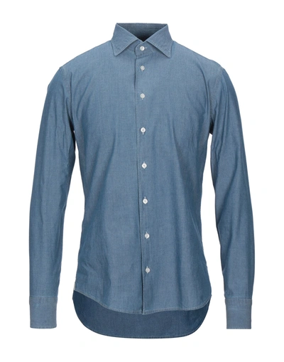 Bastoncino Denim Shirts In Blue