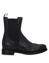 Santoni Ankle Boots In Black