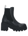 Voile Blanche Ankle Boots In Black