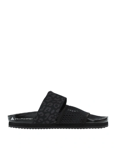 Adidas By Stella Mccartney Sandals In Black