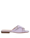 Santoni Sandals In Purple