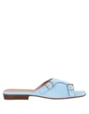 Santoni Sandals In Blue