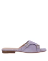 Santoni Sandals In Purple