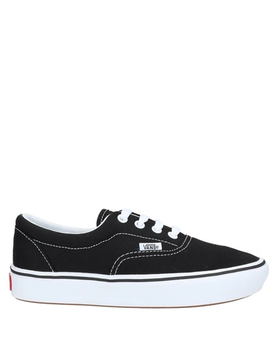 Vans Woman Sneakers Black Size 7 Textile Fibers
