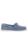 SPERRY SPERRY MAN LOAFERS PASTEL BLUE SIZE 8.5 TEXTILE FIBERS, SOFT LEATHER,17066178JC 7