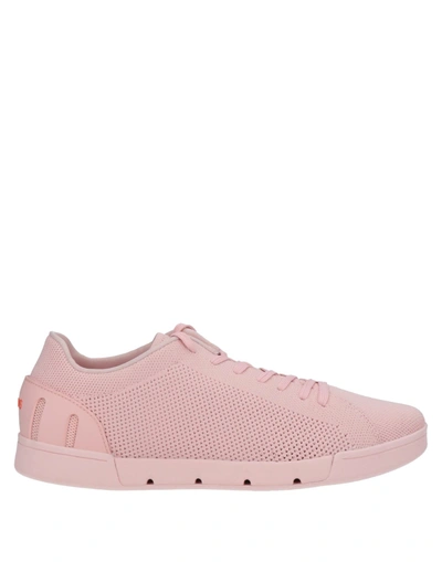 Swims Low-top Sneakers Breeze Tennis Knit In Pink