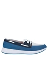 SWIMS SWIMS MAN LOAFERS BLUE SIZE 7 TEXTILE FIBERS, RUBBER,17063306DH 15