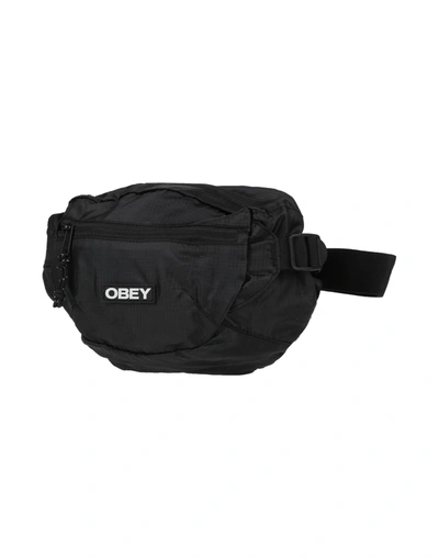 Obey Backpacks & Fanny Packs In Black