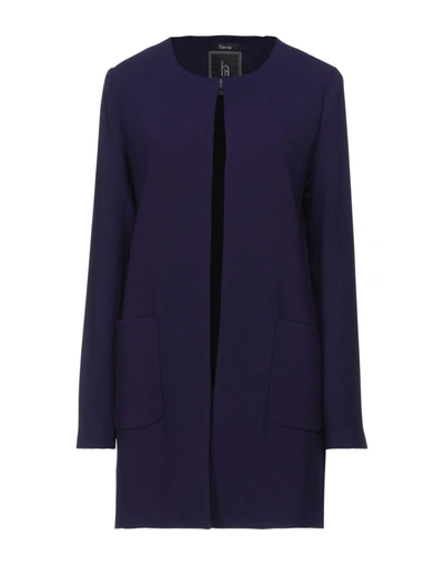 Hanita Overcoats In Dark Purple