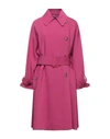 Ottod'ame Overcoats In Fuchsia