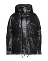 Krakatau Synthetic Down Jackets In Black