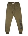 !m?erfect Kids'  Casual Pants In Military Green