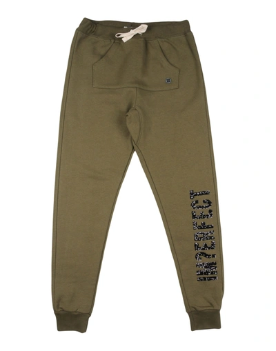 !m?erfect Kids'  Casual Pants In Military Green