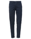 Re-hash Re_hash Man Pants Navy Size 34 Cotton, Lyocell, Elastane In Blue
