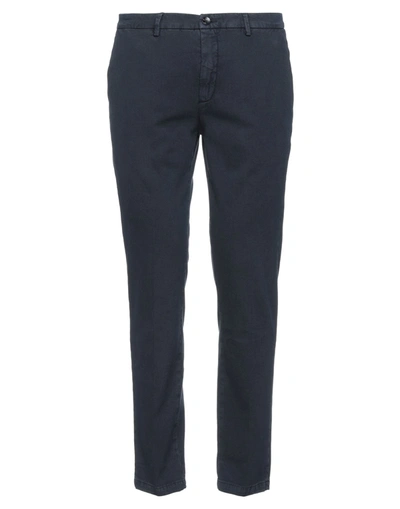 Yan Simmon Casual Pants In Dark Blue