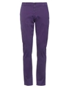 Grey Daniele Alessandrini Pants In Purple