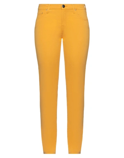 Jacob Cohёn Pants In Yellow