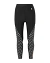 P.e Nation Dominion Star Print Performance Leggings In Black
