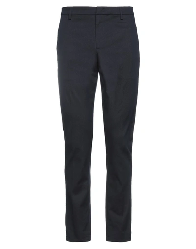 Dondup Man Pants Midnight Blue Size 28 Cotton, Elastane