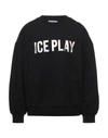 Ice Play Sweatshirts In Black