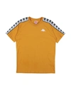 Kappa Kids' T-shirts In Yellow