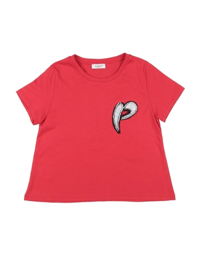 Pinko Up Babies'  Toddler Girl T-shirt Red Size 6 Cotton, Polyester
