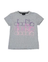 Diadora Kids' T-shirts In Grey