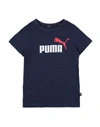 Puma Kids' T-shirts In Blue