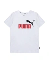 Puma Kids' T-shirts In White